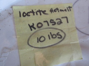 Loctite hot melt pellets, approx 10...