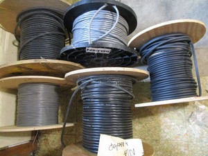 Spools of wire, photos show type, u...