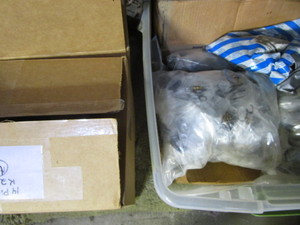 Pin connectors, seven boxes...
