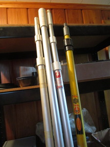 Extension handles, qty 4...