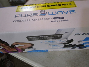 Purewave cordless massager...