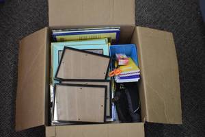 Frames, books, office items
