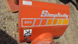 Simplicity Snow Blower