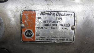 Black & Decker Industrial Sander