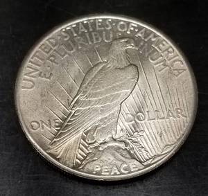 1928 US PEACE SILVER DOLLAR BU-UNC KEY DATE COIN