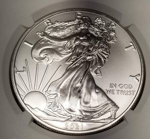 2021 ty 1 AMERICAN SILVER EAGLE MS69 NGC LAST DAY OF PRODUCTION
