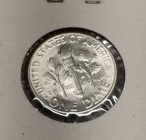 1955-S ROOSEVELT DIME BU