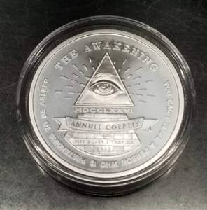 2 TROY OZ .999 FINE SILVER INFINITY ROUND IN AIRTITE HOLDER