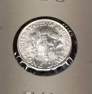 1961 ROOSEVELT DIME BU