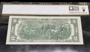 1976 US $2 FEDERAL RESERVE NOTE AU53PPQ PCGS CERTIFIED