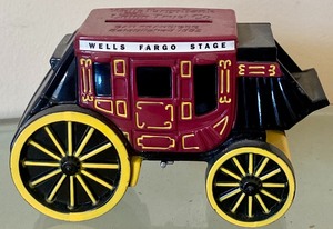 Wells Fargo Coin Bank with Key