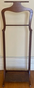 Vintage Wooden Butlers Rack