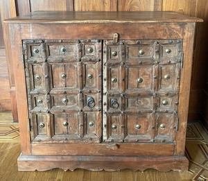 Vintage Wooden Ornate Cabinet