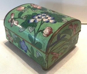 2 Cloisonne Trinket Boxes