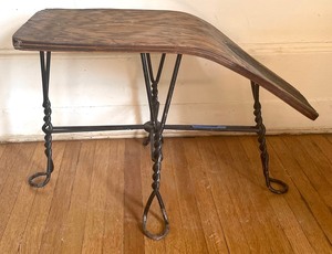 Vintage Shoeshine Bench
