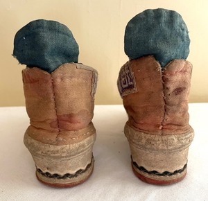 Antique Pair of Chinese Shoes for Bound Feet