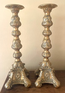 Pair of Twos Company Candle Holders