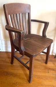 Two Vintage Wooden Chairs