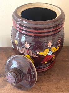 Vintage Redwing Labriego Dancing Peasants Cookie Jar