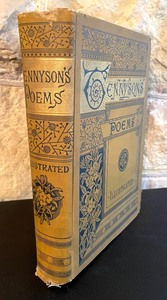 Vintage The Poetical Works or Alfred Tennyson Illustrated Book