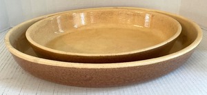2 La Bourguignonne Pottery of France Cookware Items