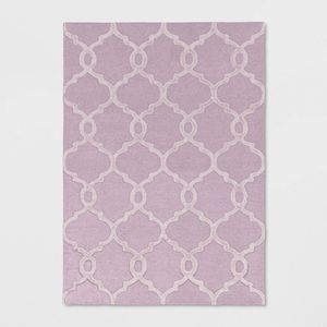5X7 Trellis Tufted Viscose Area Rug Light Gray- Opalhouse