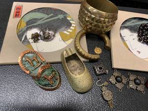 lot 29 image: Handpainted on Silk Scarves, Womens Accessories and Painting