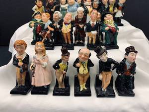lot 92 image: Set of 24 Dickens Figures made by Royal Daulton