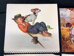 lot 80 image: Vintage 1970s Formcraft Vacuum Form 3D Print - Dogs