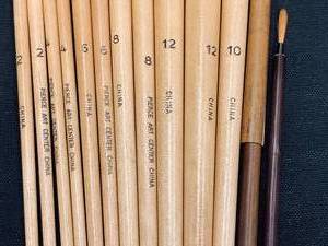 lot 91 image: Hog Bristle Art Brushes