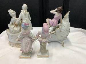 lot 100 image: Four Precious Antique Figurines