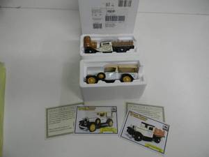 lot 29 image: NATIONAL MOTOR MUSEUM MINT - MFG#SS-T5401X - 1934 FORD STAKE FENCE TRUCK NEW HAVEN & 1932 CHEVY PICKUP BUTLERS - NEW IN BOX - VERY COOL PIECES - SEE PICTURES