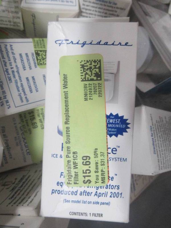 WHOLESALE BINS OF WATER FILTERS (SEE PHOTOS)