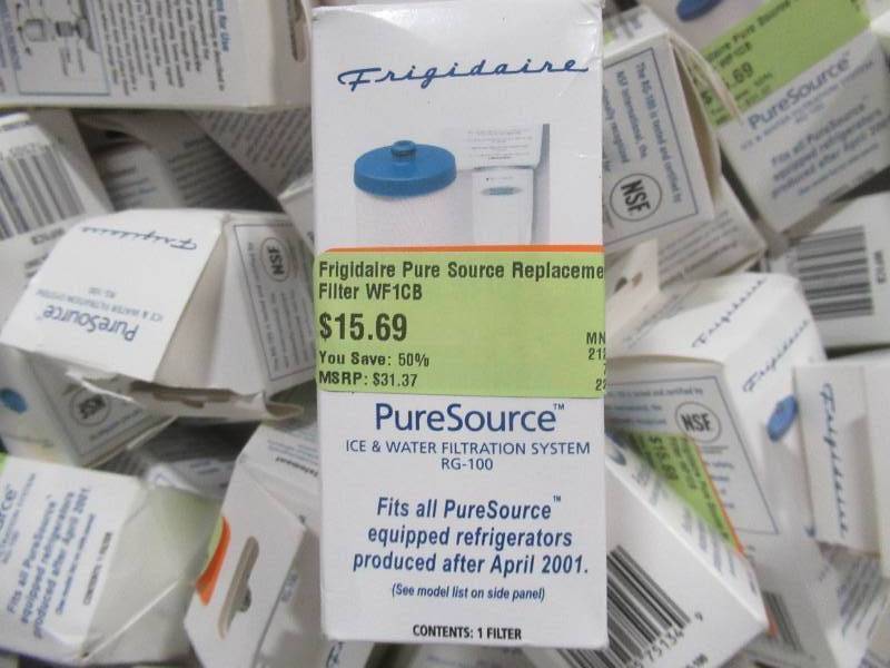WHOLESALE BINS OF WATER FILTERS (SEE PHOTOS)