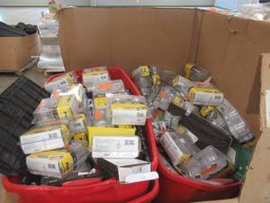 WHOLESALE PALLET OF PLUMBING, ELECTRICAL & MISC. ITEMS (SEE PHOTOS)