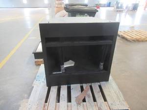 Universal Radiant Zero Clearance 32 in. Ventless Dual Fuel Fireplace Insert (NICE CONDITION, LITTLE RUSTY ALONG TRIM)