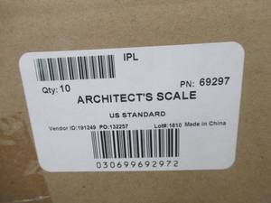 10 PACK ARCHITECTS SCALE (BRAND NEW IN RETAIL PACKAGING)