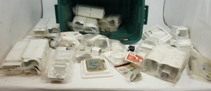 lot 74 image: White Maintenance Free Fencing Parts