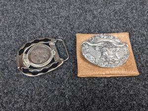 Lot of (2) Belt Buckles