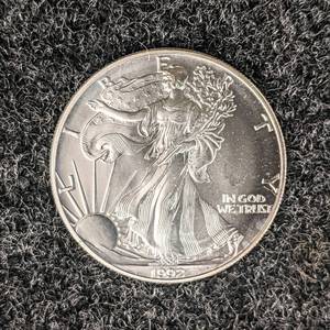1992 American Silver Eagle - 1 Troy Oz.