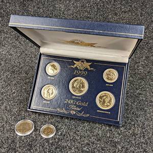 1999 24k Gold Plated Mint Set