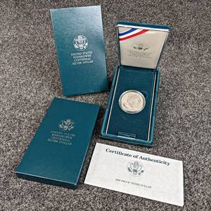 1990 United States Eisenhower Centennial Silver Dollar - 90% Silver