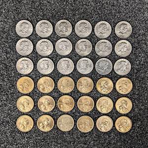 Lot of (36) Dollar Coins - (18) Sacagawea and (18) Susan B. Anthony