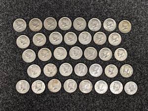 Lot of (37) Kennedy Half Dollar Coins