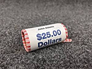 Roll of (23) 2007 United States Presidential Dollar Uncirculated Coins - John Adams