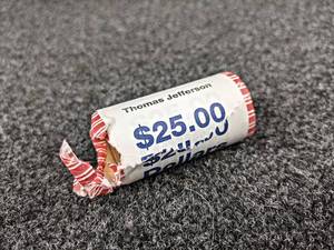 Roll of (23) 2007 United States Presidential Dollar Uncirculated Coins - Thomas Jefferson