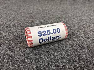 Roll of (25) 2008 United States Presidential Dollar Uncirculated Coins - James Monroe