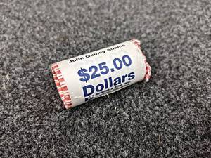 Roll of (23) 2008 United States Presidential Dollar Uncirculated Coins - John Quincy Adams