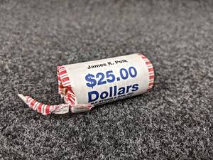 Roll of (23) 2009 United States Presidential Dollar Uncirculated Coins - James K. Polk