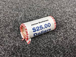 Roll of (23) 2010 United States Presidential Dollar Uncirculated Coins - James Buchanan
